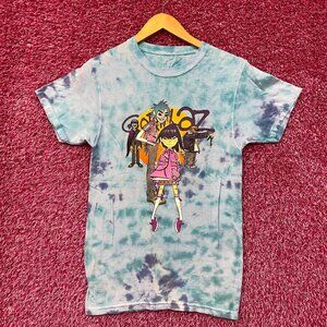 The Gorillaz Phase 1 Celebrity Take Down Rock Tie Dye size Small